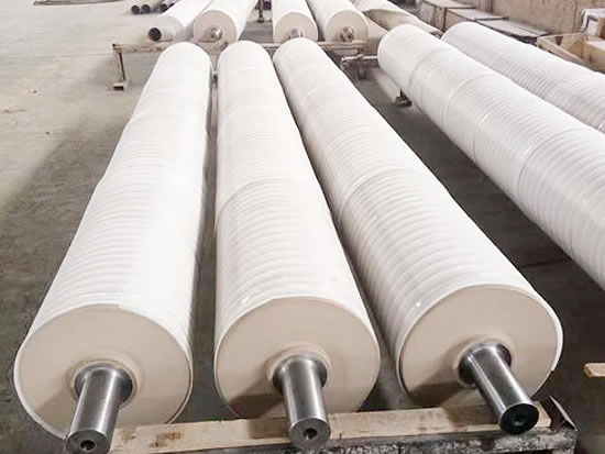 Special rubber rollers for the textile industry